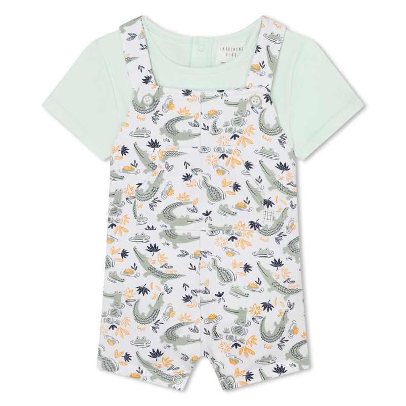 Carrement Beau T-Shirt & Overalls Set 6 - 18M image number 0